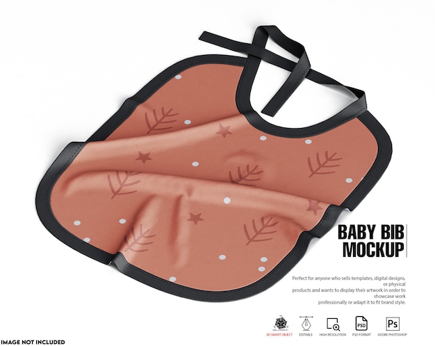 Baby Bib Mockup