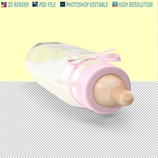 File psd di modellazione 3d di baby bot