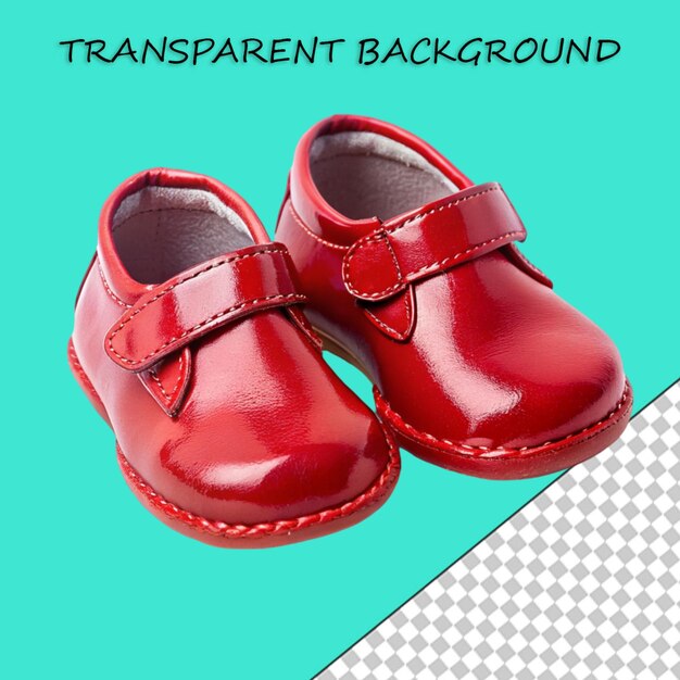 PSD baby boy shoes isolated