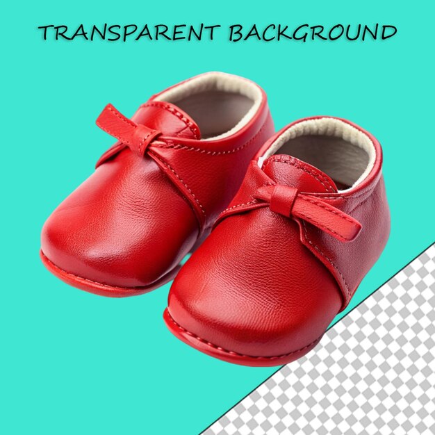 PSD baby boy shoes isolated