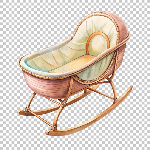 Baby Camping hammock isolated on transparent background