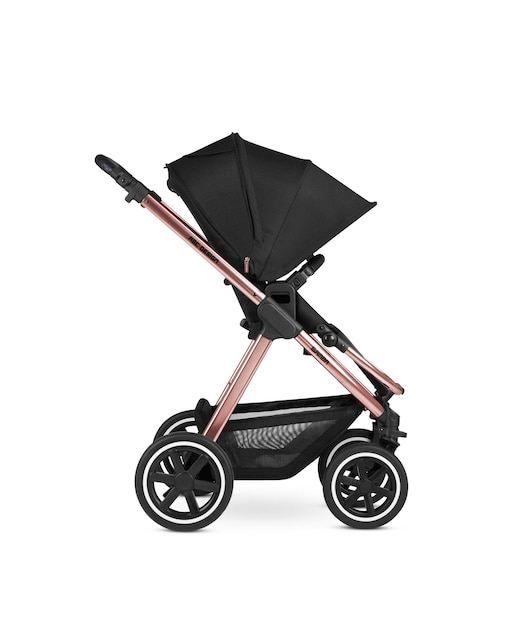 PSD baby carriage black modern simple design