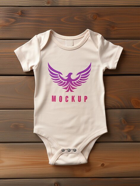 PSD baby cloth shirt mockup psd