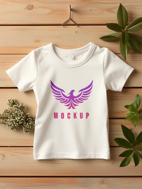 PSD baby cloth shirt mockup psd