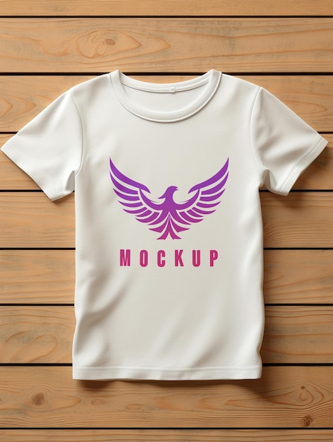 Baby cloth shirt mockup PSD