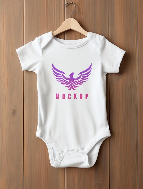 PSD baby cloth tshirt mockup psd