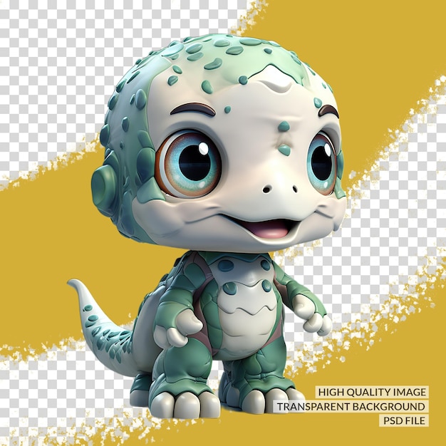 Baby dinosaur vector design3d png clipart transparent isolated background