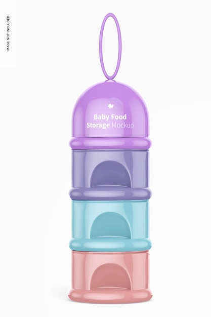 Baby Food Portable Storage Mockup