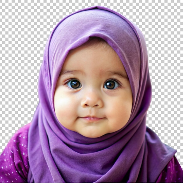 PSD bambina che indossa l'hijab