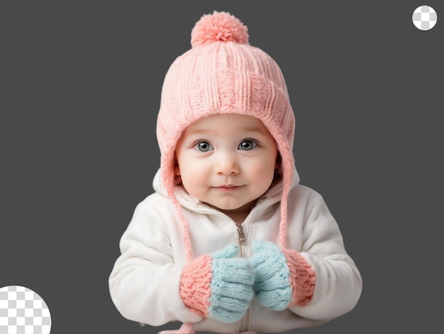 Baby hat and mittens if its cold png transparent