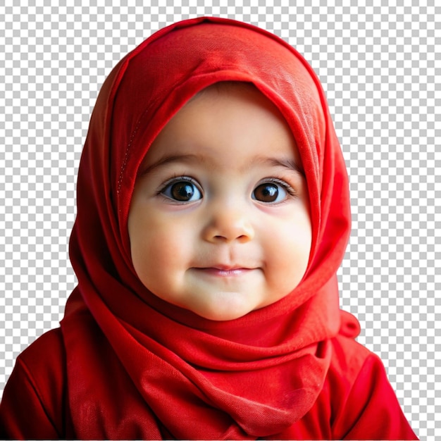 PSD baby meisje met hijab.