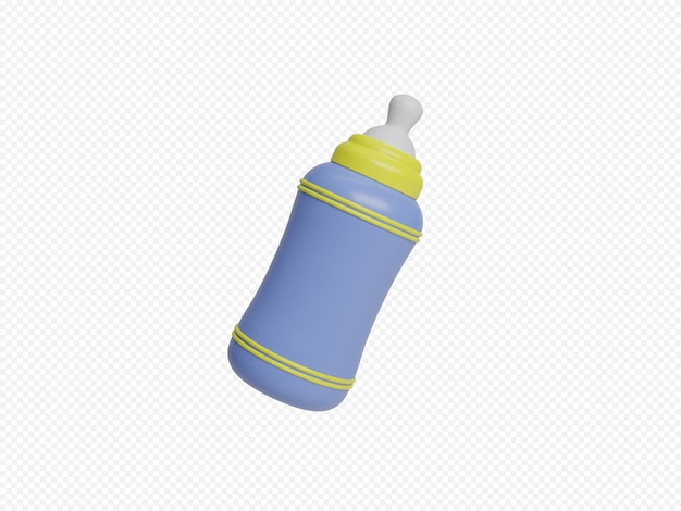 PSD baby milk bottle icon