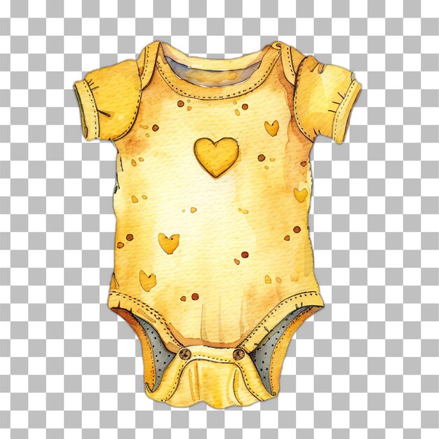 PSD baby onesie acquerello nursery