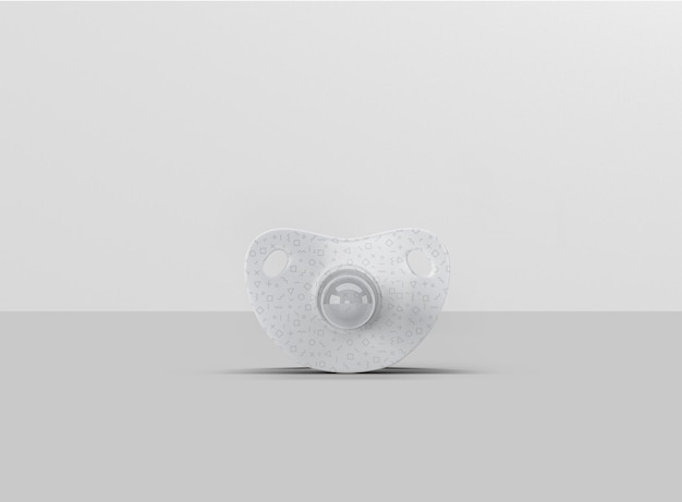 Baby pacifier mockup