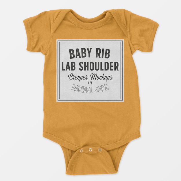 Baby rib lap schouder klimplant mockup 02