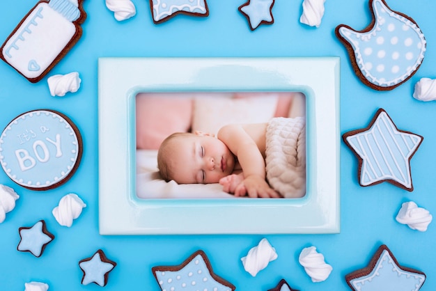 baby shower decorations with frame