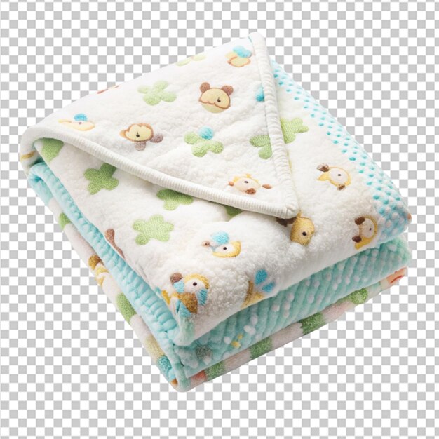 PSD baby soft blanket transparent background