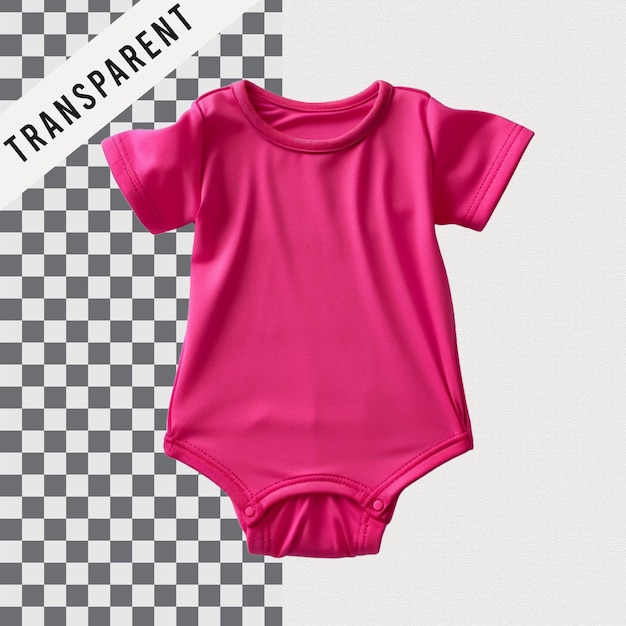 PSD baby suit hyper isolated on background transparent