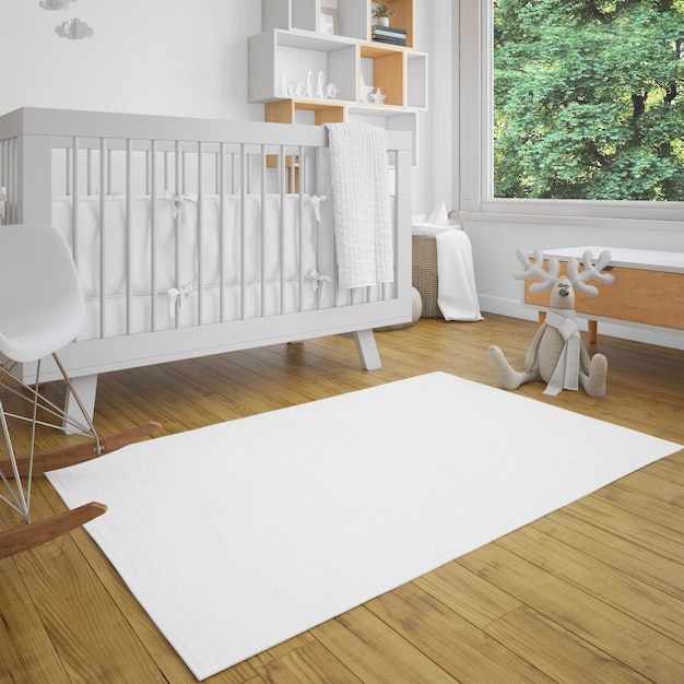 Babykamer met helderheid