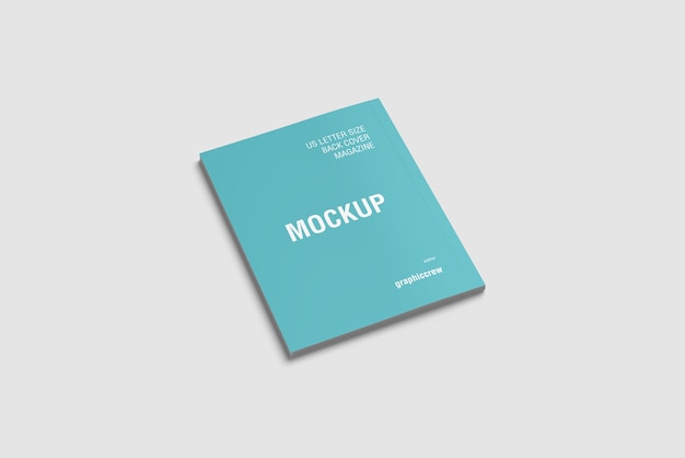 Mockup psd rivista di copertina