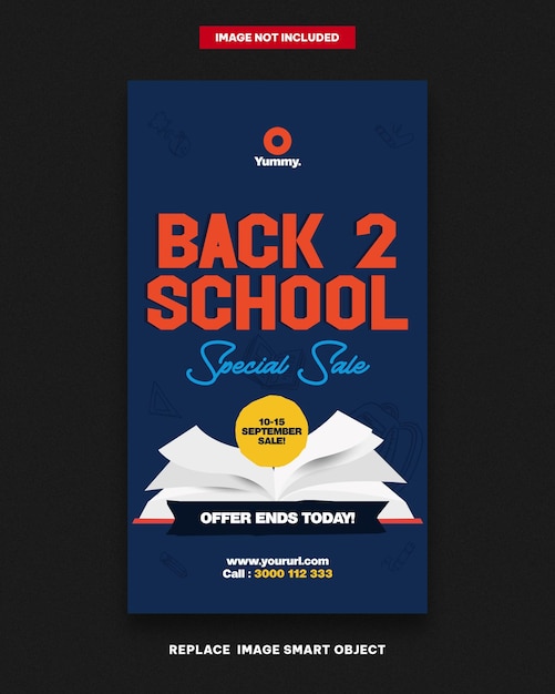 PSD back to school banner stories