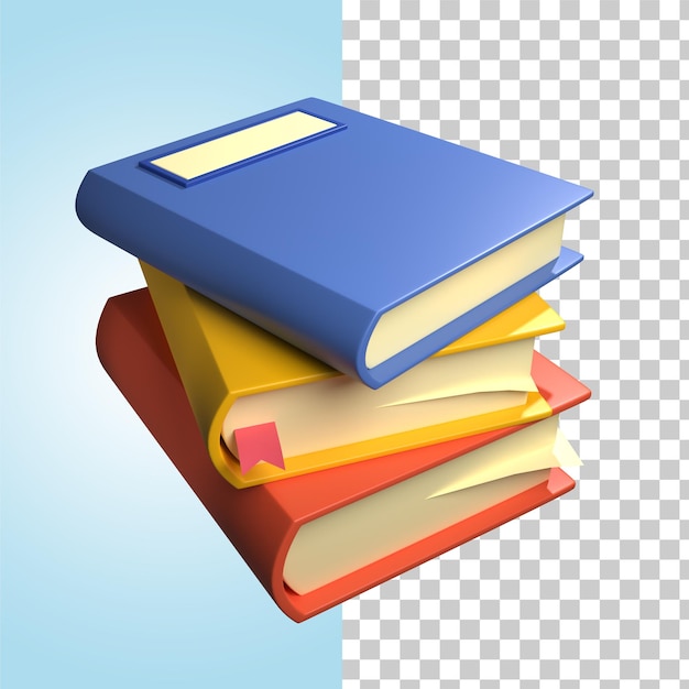 Back to school book 3d icon