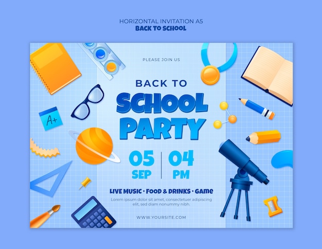 back to school ceremony template