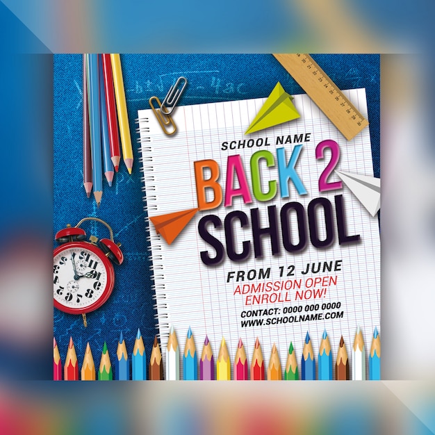 Back to school flyer