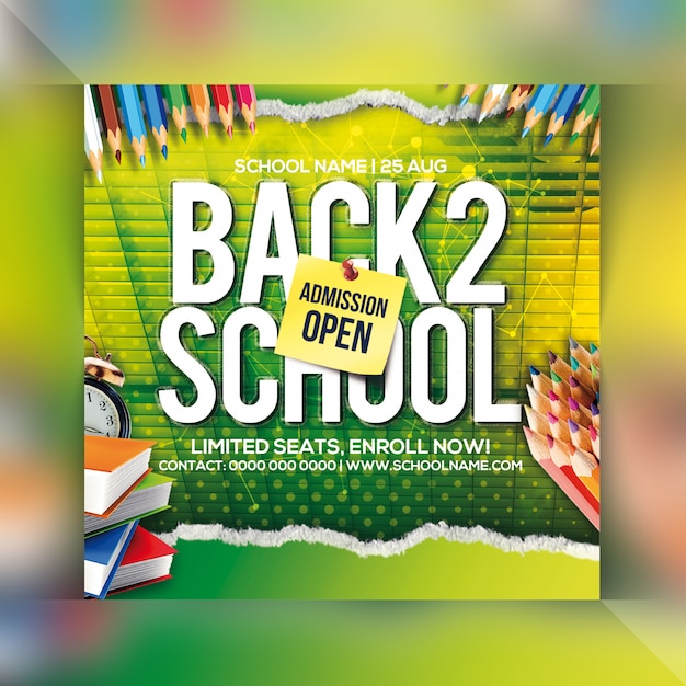 Back to school flyer