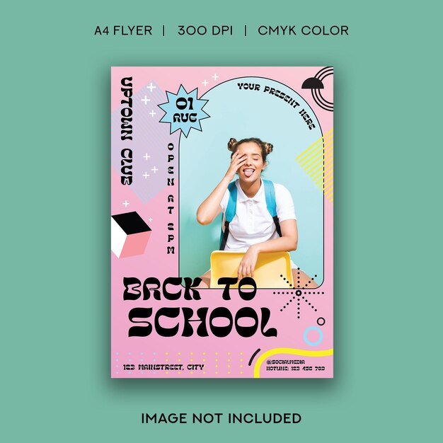 Back to school flyer