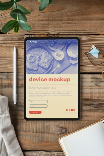PSD back to school item mock-up design