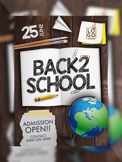 PSD back to school party flyer