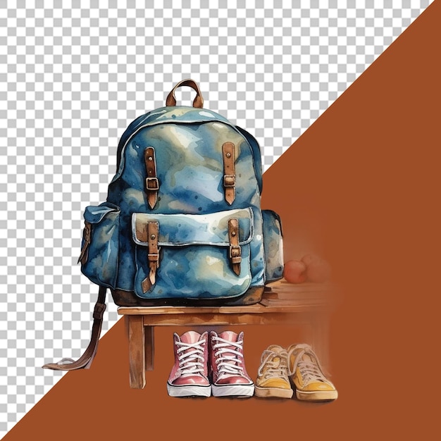 PSD back to school png illustration