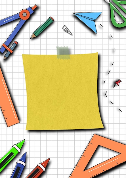 back to school poster background