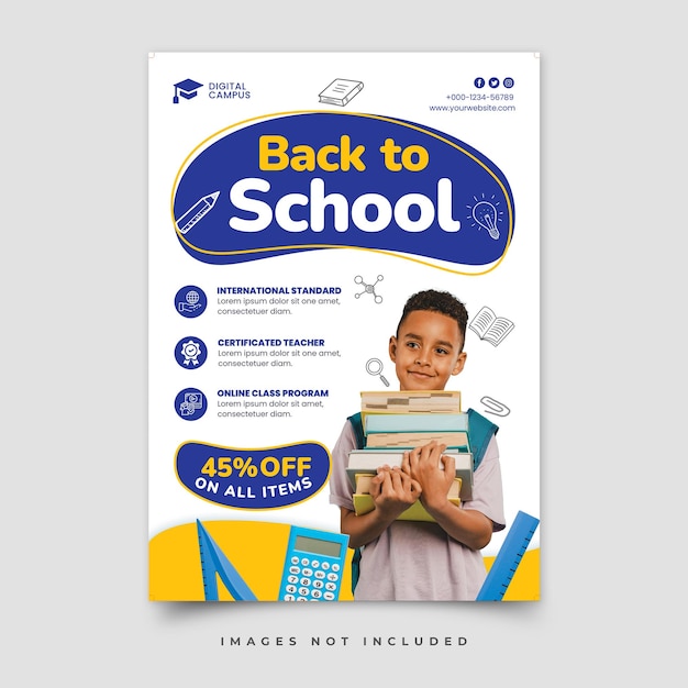 PSD back to school poster