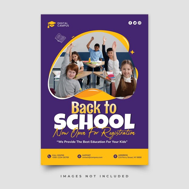 PSD back to school poster