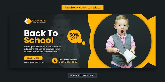 PSD back to school social media post template