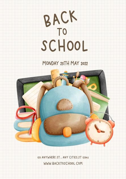 Back to school templates school and education template