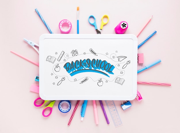 back to school trends with white board