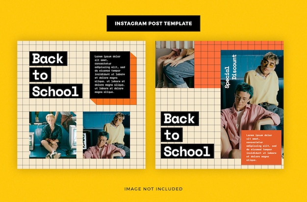 Instagram에 대한 학교 소셜 미디어 현대 게시물로 돌아 가기