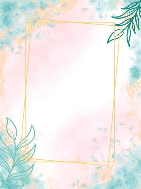 PSD background pastel simple flower