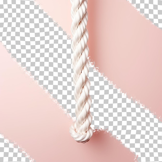 Background with rope on transparent background texture