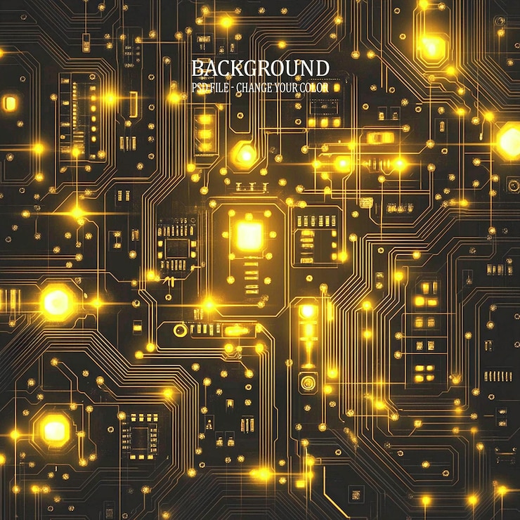 PSD a background with yellow lights and a black background with a background that says  free