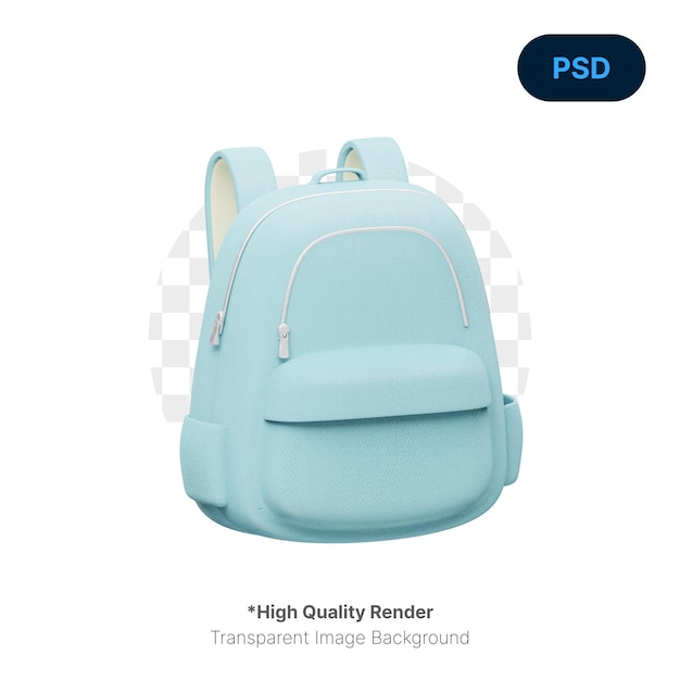 Backpack 3d icon premium psd