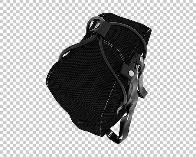 PSD backpack isolated on transparent background 3d rendering illustration