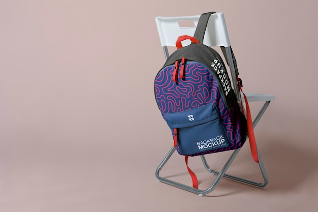 PSD backpack mock-up design