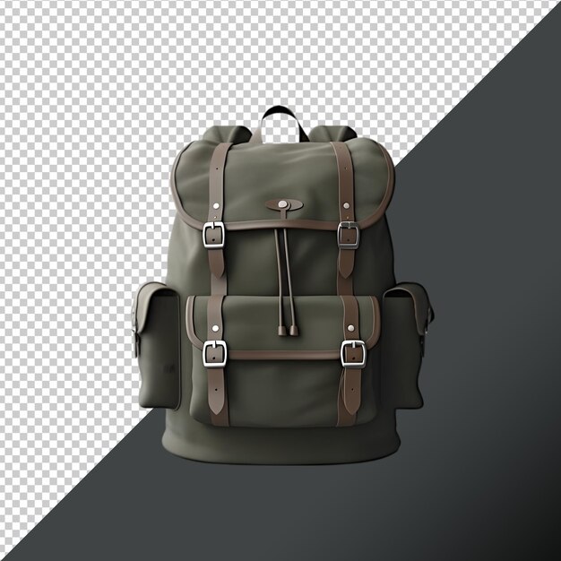 PSD backpack on transparent background png image