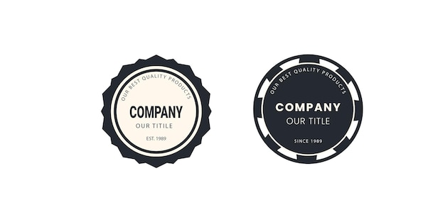 PSD badge logo design