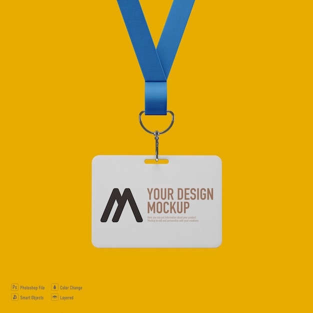 Badge mockup isolated