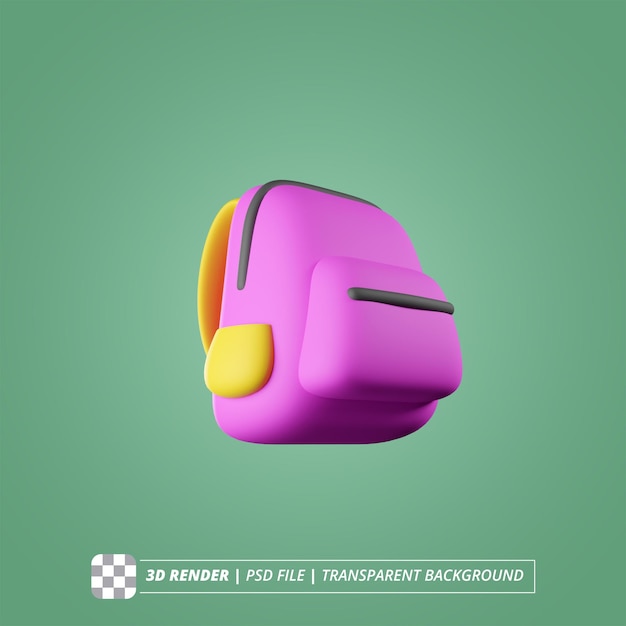 Borsa 3d render immagini isolate